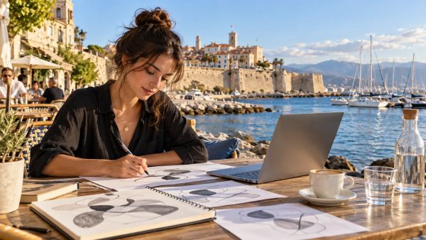 5 étapes pour devenir graphiste sur la Côte d'Azur