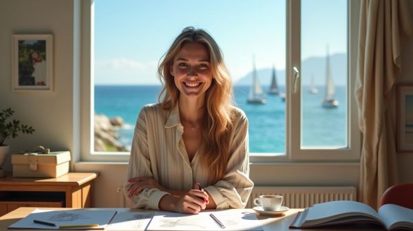 Devenir graphiste sur la Côte d'Azur quand on vient d'un autre métier